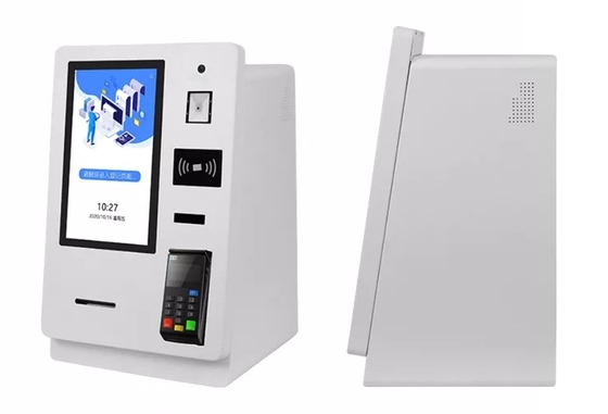 Controle van het 15,6 Duim de Automatische Slimme hotel in kiosk met het Paspoortscanner van de Kaartautomaat
