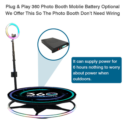 Intelligente afstandsbediening 360 graden Photo Booth RGB-licht Slow Motion