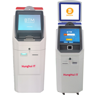 De capacitieve Touchscreen Machine van de het Contante geldkiosk van Bitcoin ATM met Contant geldstorting/Automaat