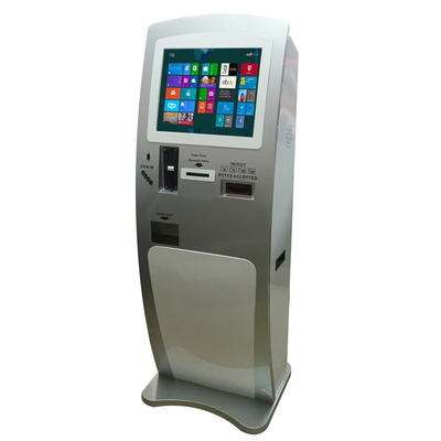 Betalingskiosk, ATM-Kiosk, Interactieve Kiosk met Betaalpaslezer &amp; Contant geld Dispensser