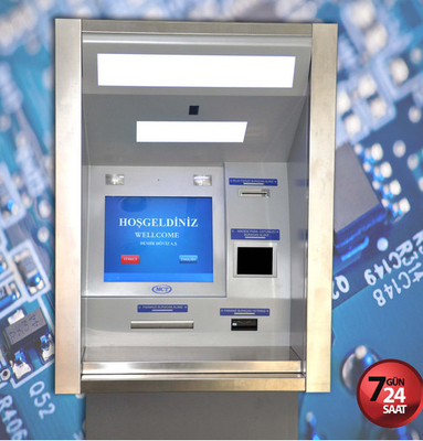 Machine van de de Machinebank Geautomatiseerde Teller van het vandaalbewijs 19inch de Muur Opgezette ATM