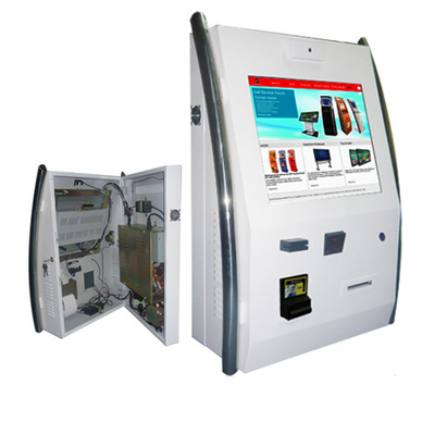LCD Muur Opgezette Kioskmachine Één Manier Bitcoin ATM met RFID-Lezer