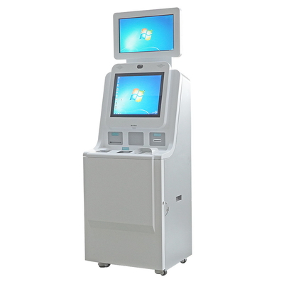 De dubbele Machine van de de Self - servicekiosk van het het Schermwin10 OS Ziekenhuis met NFC-Kaartlezer