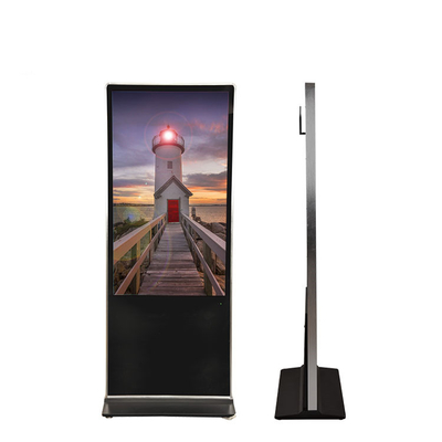 Wifi 4g Verticale LCD Ultrahd het Touche screen Digitale Signage van de Reclamevertoning 4k